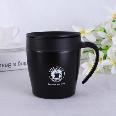 Sagit Edelstahl-Kaffeetasse, isolierter doppelwandiger Wasserbecher mit Deckel