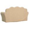 Kids  Sleeper Sofa 2 Seater Cream Soft Plush