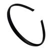 1/1.5/2cm Black Satin Headbands DIY Satin Covered Headbands White Craft Hair Headband for Girls Thin Plain Headbands