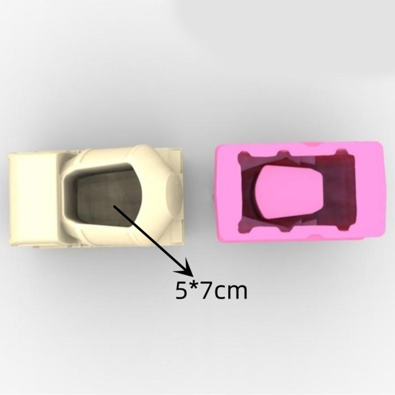 Mud Tanker Pen Holder Silicone Molds Table Ornament Mould Plasters Making Tool Succulent Planter Mold Easy to Clean