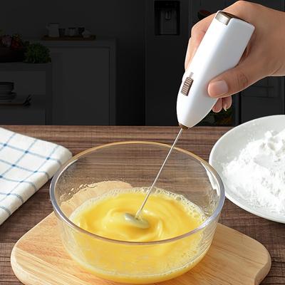 Mixer Electric Portabil pentru Ouă Mini Alimentat cu Baterii Spumant de Lapte Mixer pentru Băuturi Cafea Spumant de Lapte Ustensile de Bucătărie