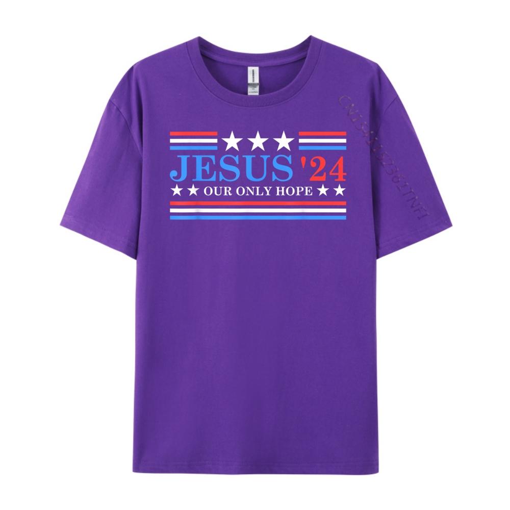 Jesus Christ 2025 President USA Election Political Parody Shirts Graphic Tee Harajuku Camisetas Hombre Happy New Years