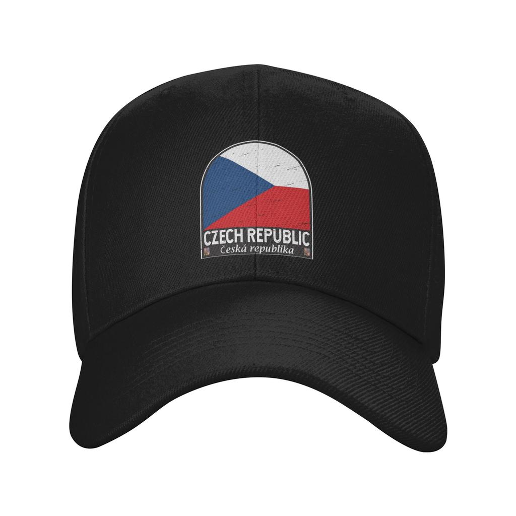 UnisexCzech Republic Coat of Arms Hat Vintage  Snapback Cap Adjustable Casual Headwear