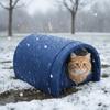 Waterproof Outdoor Cat Shelter Windproof Cat Sleeping Cave Durable Stray Cat Den  Outdoor