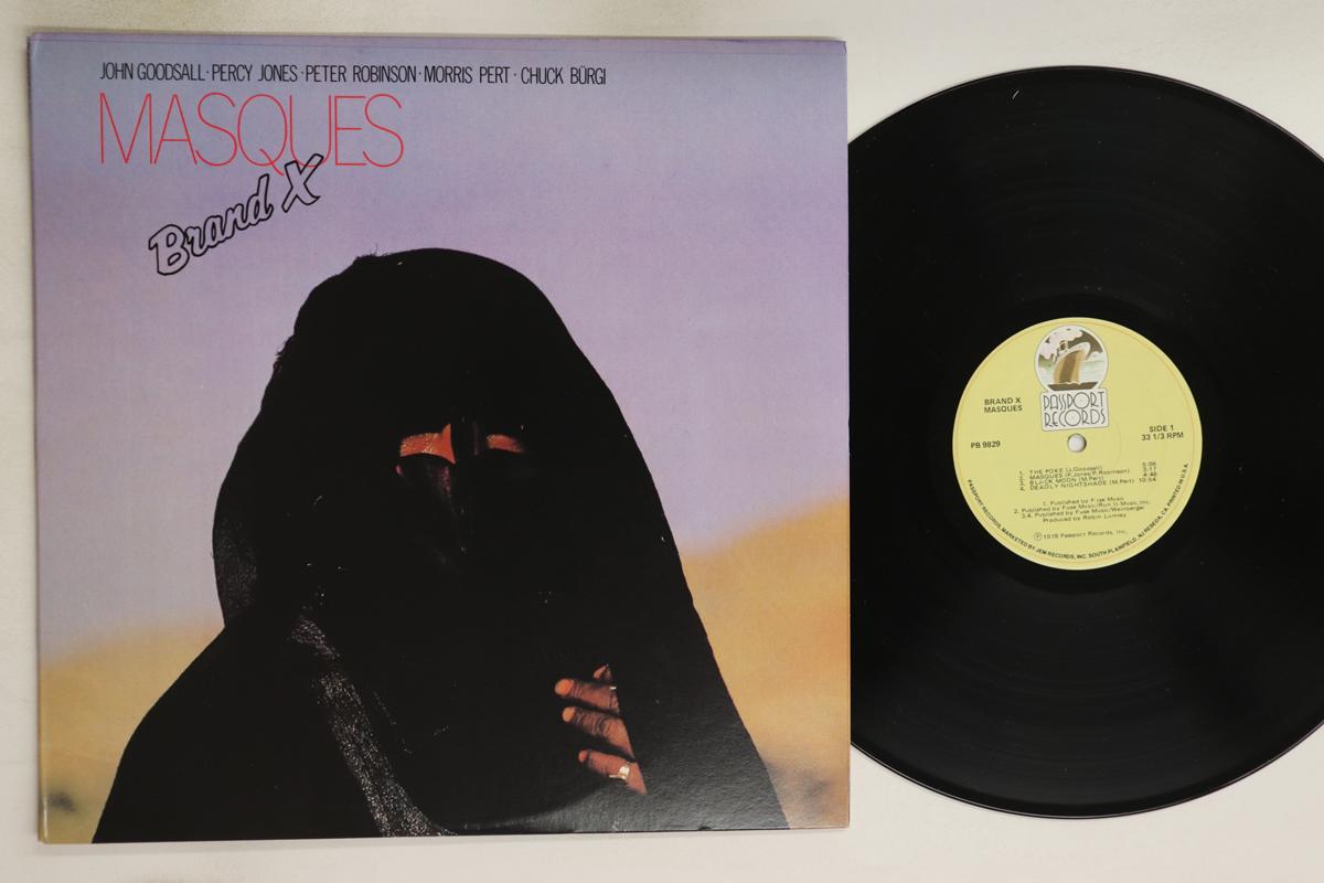 

LP Record BRAND X - Masques PB9829 PASSPORT RECORD 1978 US Rock Used