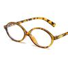 Oval Leopard Glasses Anti-blue Eye Protection Decorative Flat Mirror Ladies Luxury Fashion Glasses Accessories Glasses