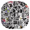 55 Waterproof Cartoon Ska Music Stickers for Planner, Water Cup, and Computer Decoration
