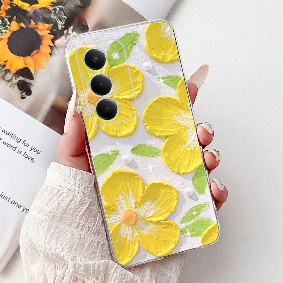 Für Xiaomi Redmi 15 5G Note 15R Elegante Blume Schmetterling Handyhülle Für Redmi Note15R Redmi15 5G Weiche Silikon TPU Hüllen