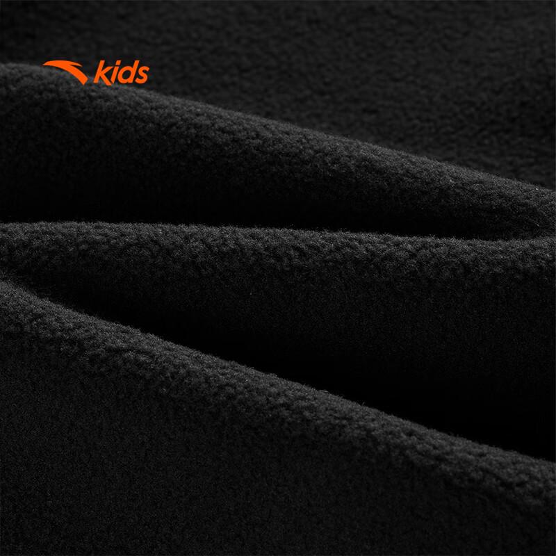 Anta Kids' Unisex Fleece Anti-Static Stand Collar Jacket A72537704