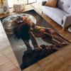 15 Size Lion Under The Moon Carpet for Living Room Home Decor Large Area Rug Bedroom Floor Rug Non-slip Easy Washable Mat