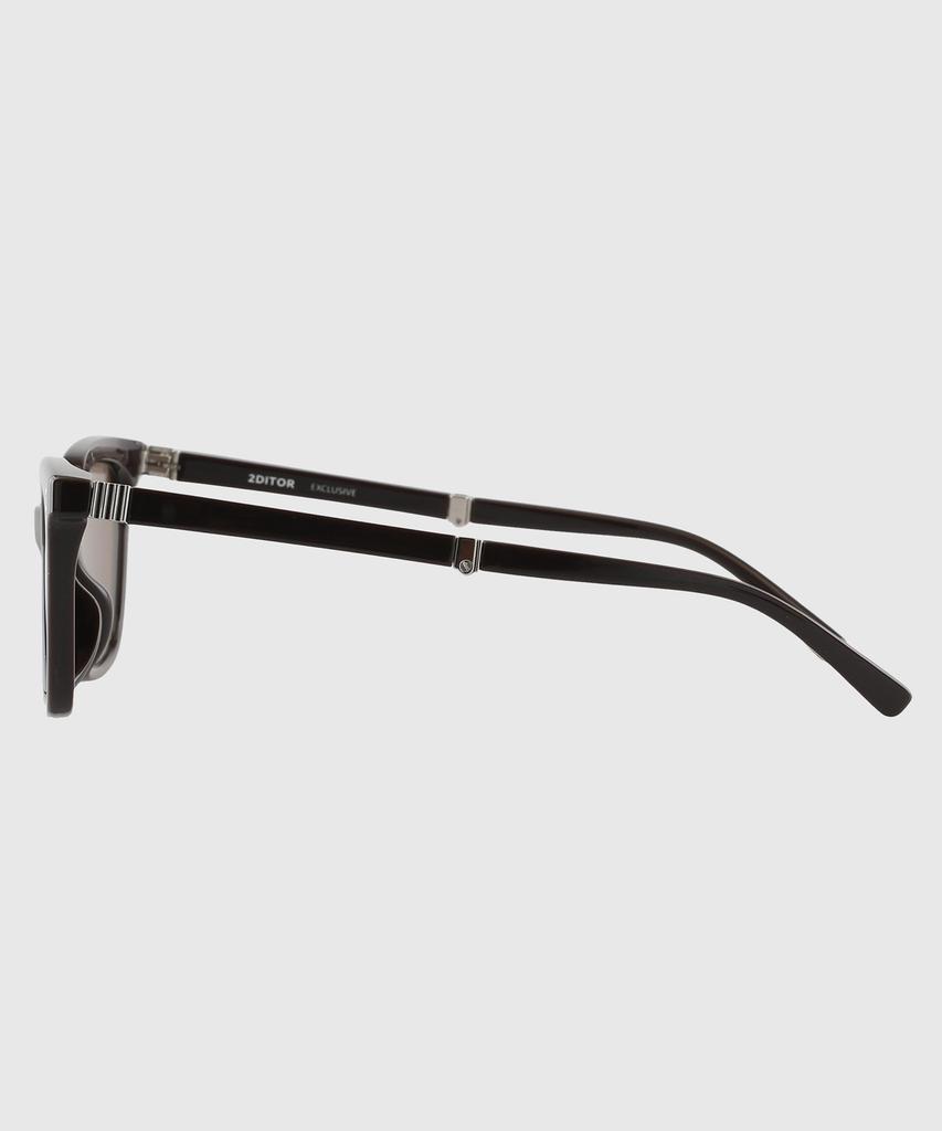 Tuditeo Arc Unisex Oversized Square Retro Foldable Sunglasses C3 Brown