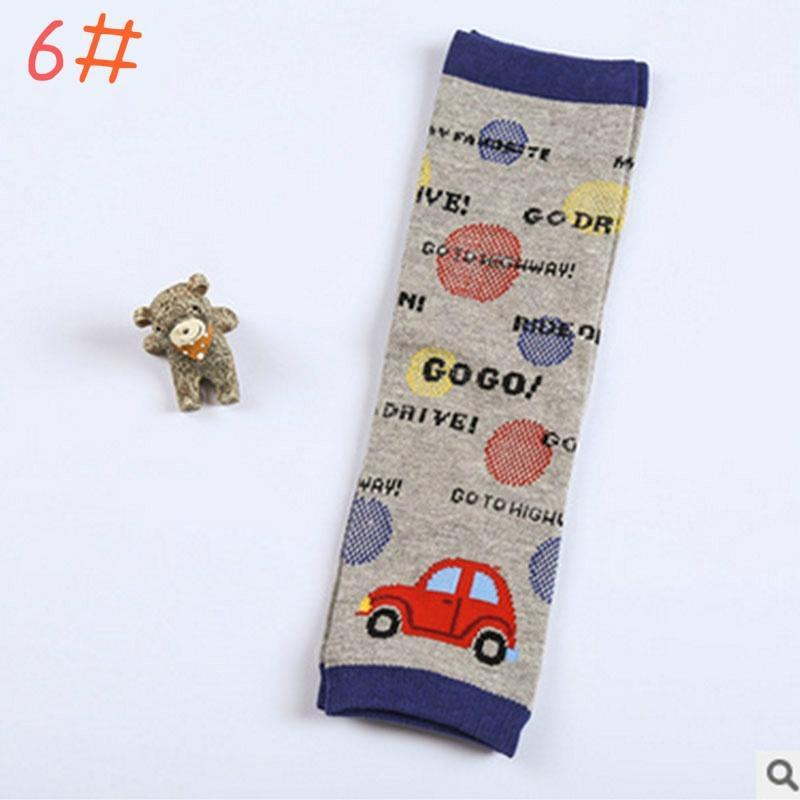 Baby Legs Warmer Cotton Cartoon Knee Childern Girl Baby Knee Pad Bow Soft Socks Children Accessories