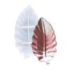 Tray Coaster Resin Mold Serving Board Mold Leaf Shaped Fruit Tray DIY Mold Tea Tray Organizer Box Dish Silicone Mold