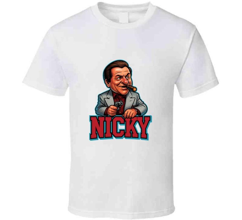 Casino Gangster Movie Nicky Santoro Retro Caricature Unisex T-Shirt