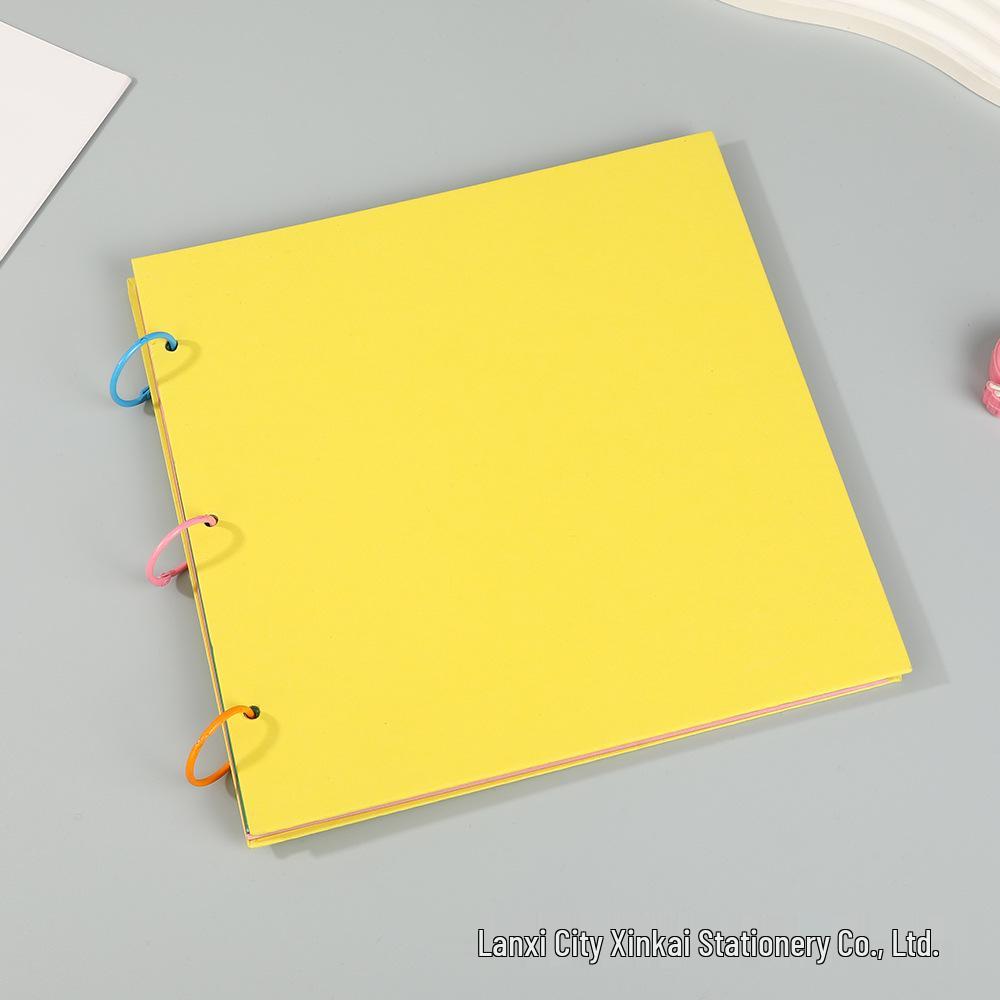 A4 Polaroid Fotoalbum – DIY Scrapbook mit Retro Kraftpapier