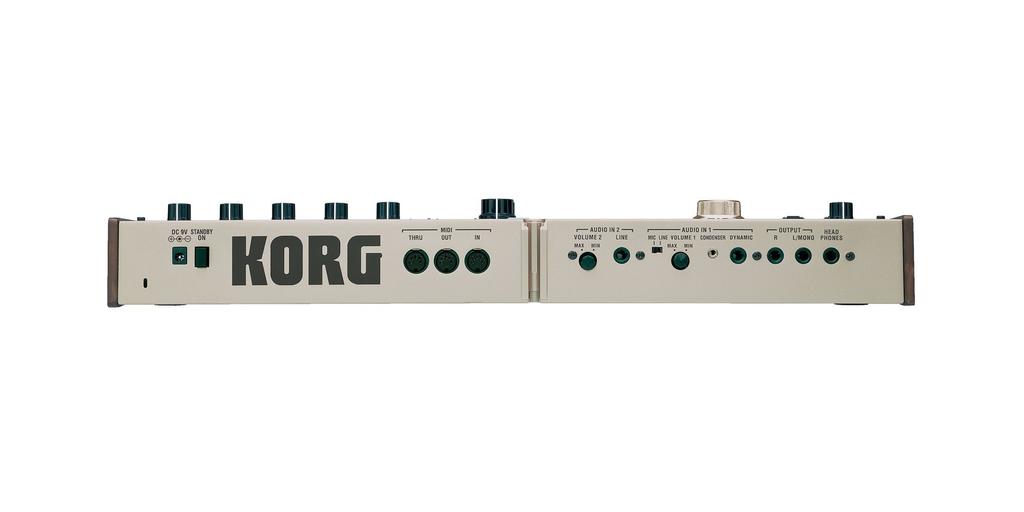 KORG Analog Modeling Synthesizer Vocoder microKORG Kompakt batteridrevet 37 taster Adapter Mikrofon inkludert