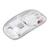 Bluetooth Wireless Mouse BT1 BT2 2.4GHz 3 Mode Silent Adjustable DPI Rechargeable Transparent Mouse