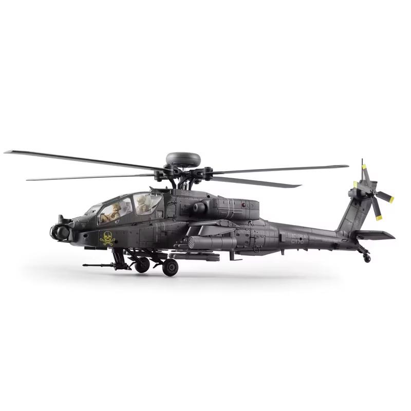 Modello Militare Elicottero RC ERA C170 Apache AH-64D 1/48 6CH Brushless Posizionamento Flusso Ottico Volo Rovesciato con un Tasto