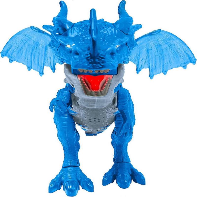 Rauchspeiendes stehendes Drachenspielzeug mit Gehbewegung, Lichtern und brüllenden Soundeffekten