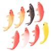ABOOFAN Set of 8 Miniature Nishikigoi Figurines, PVC, Approx. 0.79 x 0.24 x 0.24 inches, Perfect for Aquarium Decorations, Dollhouse Decor, Small