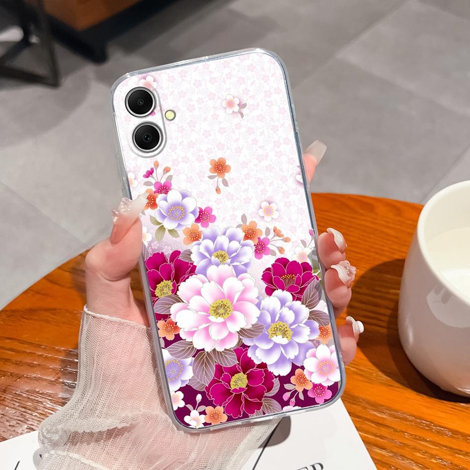 Samsung S24 FE M35 A16 A26 S25 Plus Ultra S25Ultra A06 A36 A56 F14 İçin Kapak Kılıf Güzel Yıldızlı Gökyüzü Sevimli Ayı Kaymaz Silikon Düşmeye Karşı Samsung İçin