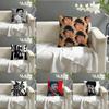 Coole Kung Fu Jackie Chan Kissenhülle Baumwoll-Leinen-Stoff Quadratisch Reißverschluss Kissenbezug Heimdekoration Wohnzimmer