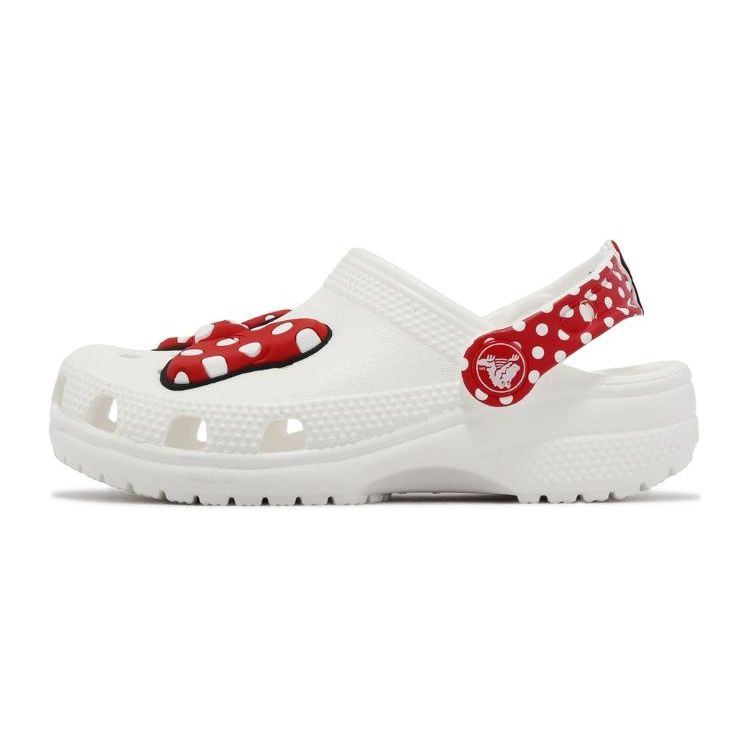 Crocs Disney Minnie Mouse Classic Clog White Red Kids 208711-119 33-34