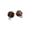 Bags Gifts Faux Rabbit Fur Heart Leopard Plush Pendant Key Chains Fur Ball Plush Keychain Key Ring