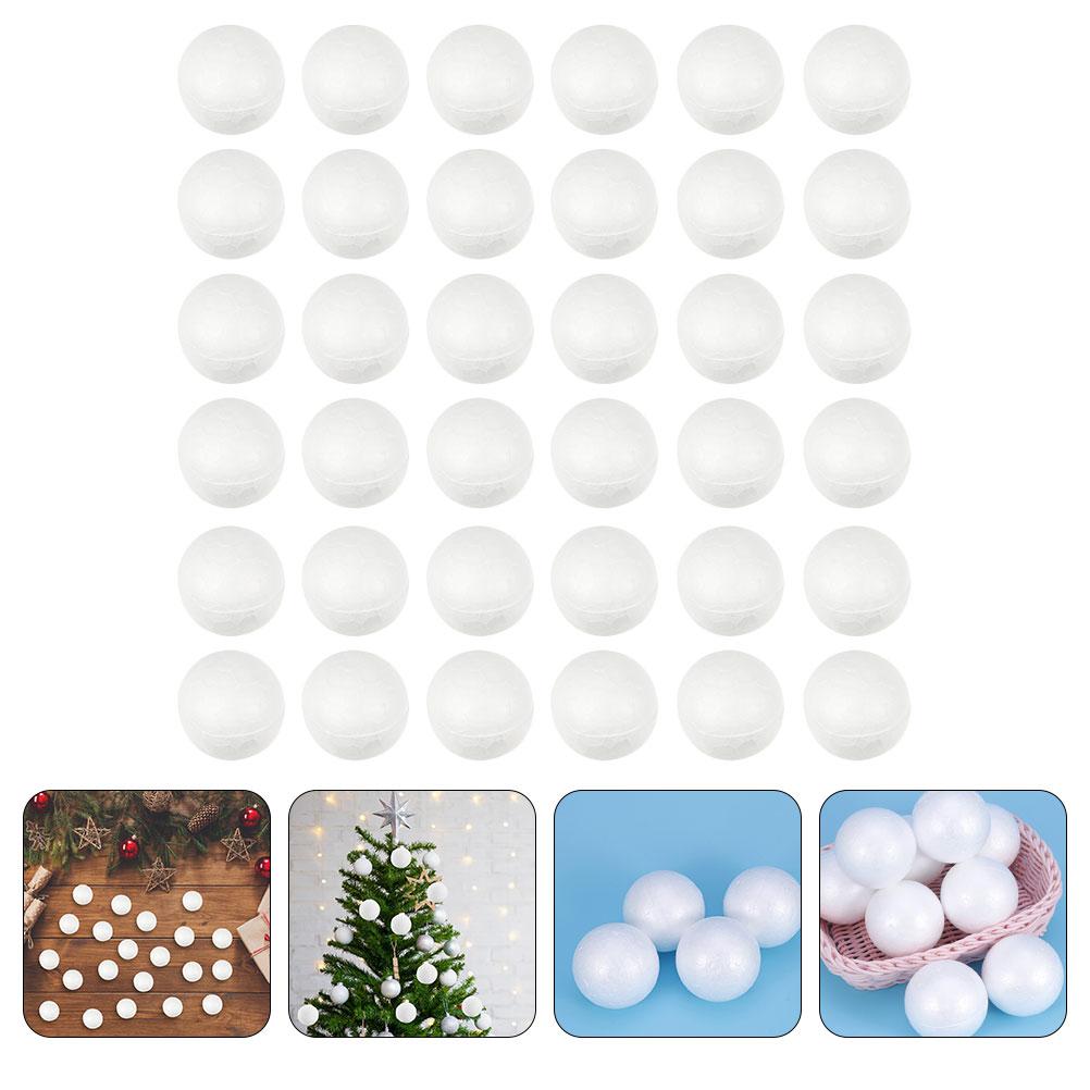 500pcs Foam Craft Balls White Polystyrene Shapes For Diy Wedding Christmas Party Decorations Ornament Making Supplies