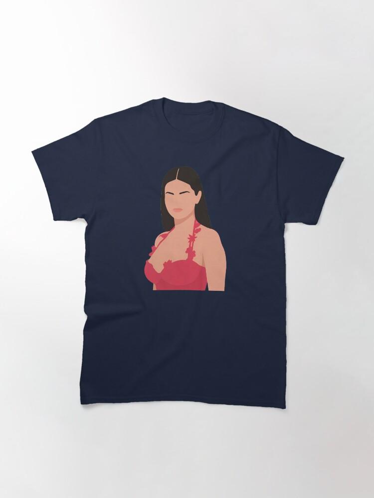 T-shirt Classica con Illustrazione Lineless di Selena Gomez