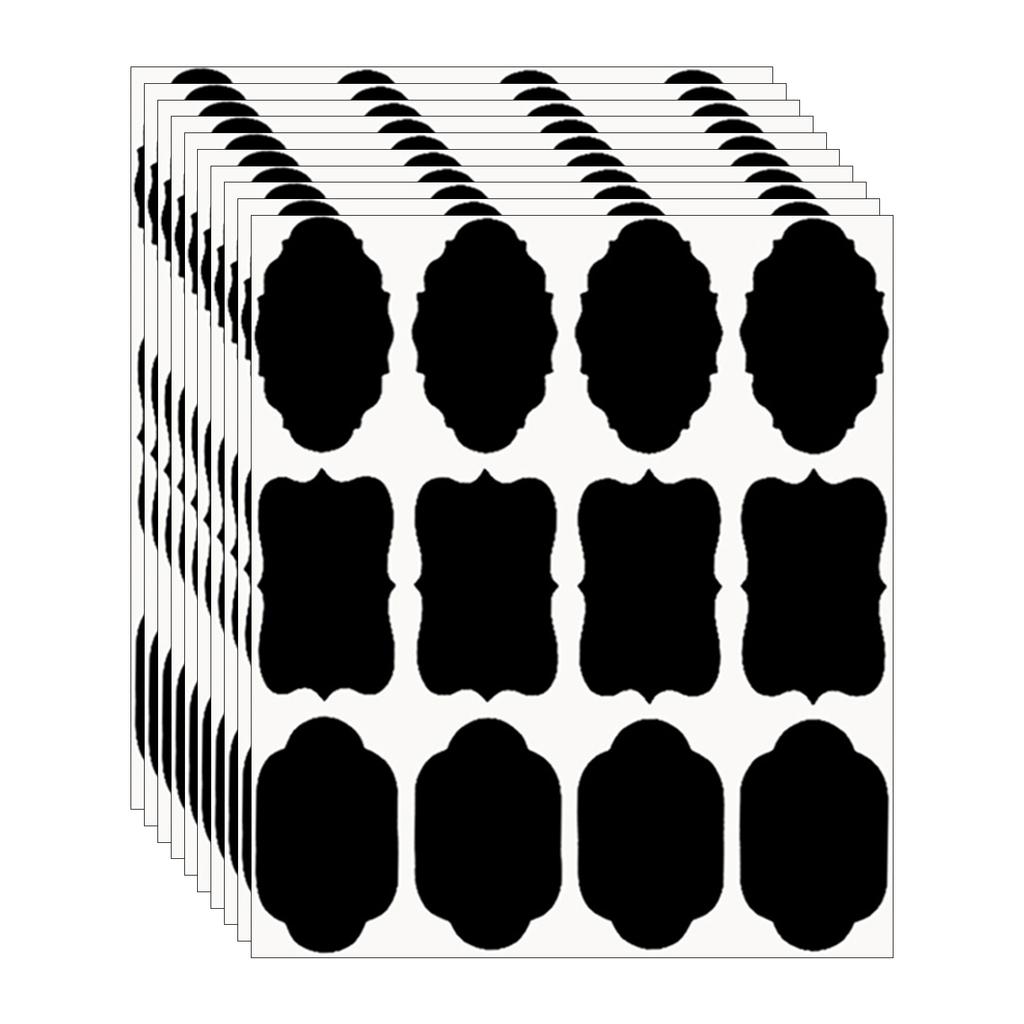 Fancy Shape Kraft Bottle Labels 120PCS Essential Bottle Labels for Canning Storage Box and Christmas Gift Wrapping