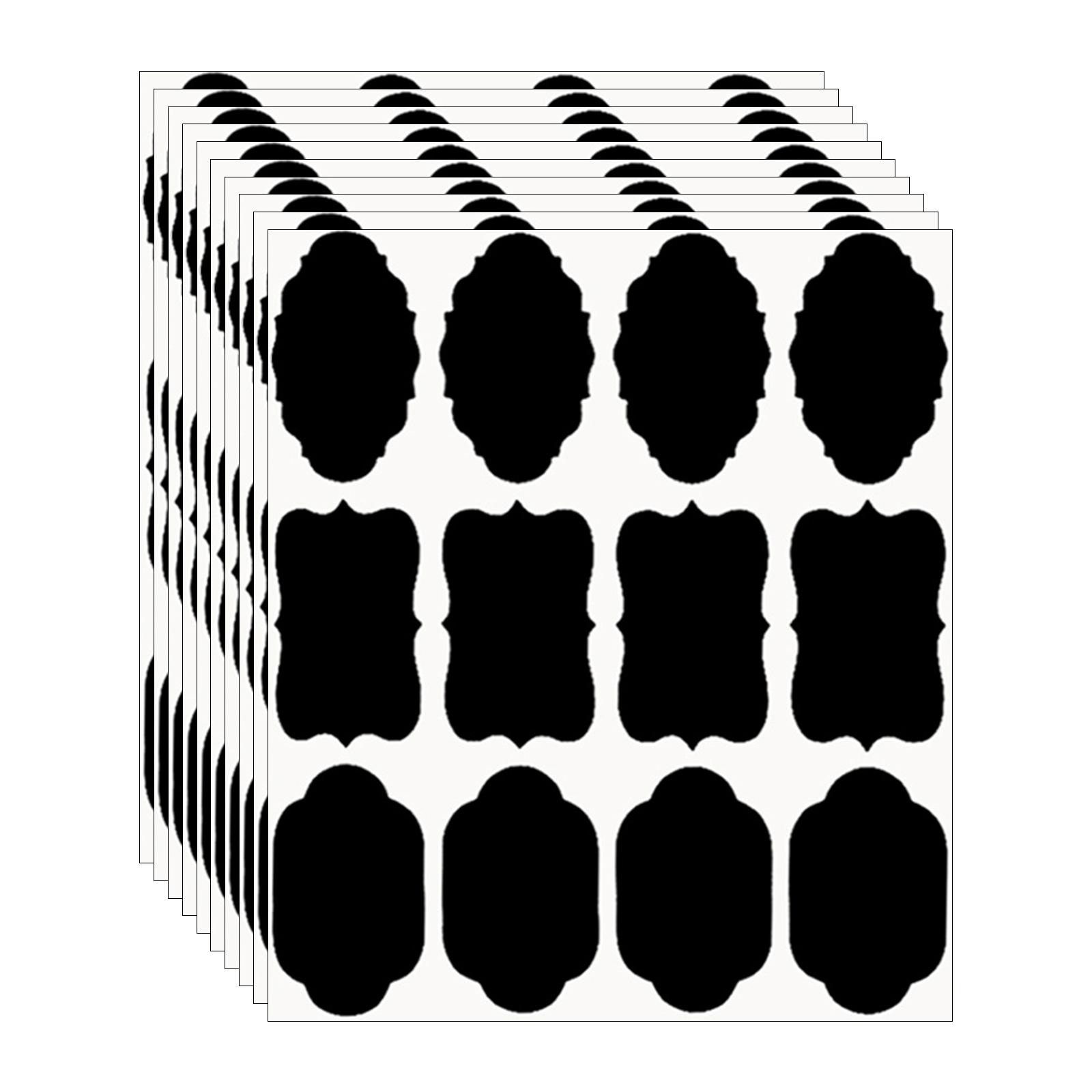 

120 шт. самоклеящиеся подарочные наклейки из крафт-бумаги необычной формы для банок с эфирными маслами, поделок и предметов домашнего обихода 47