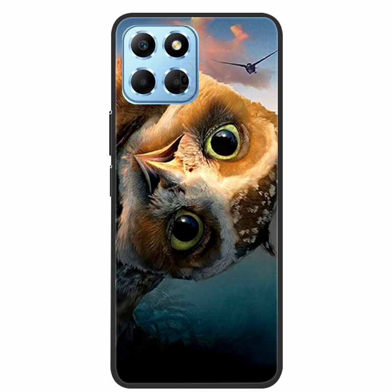 For Honor X8 5G X6 Case Animals TPU Soft Silicone Back Cover Case For Huawei Honor X8 5G Funda Honor X6 HonorX6 Cat Wolf Coque