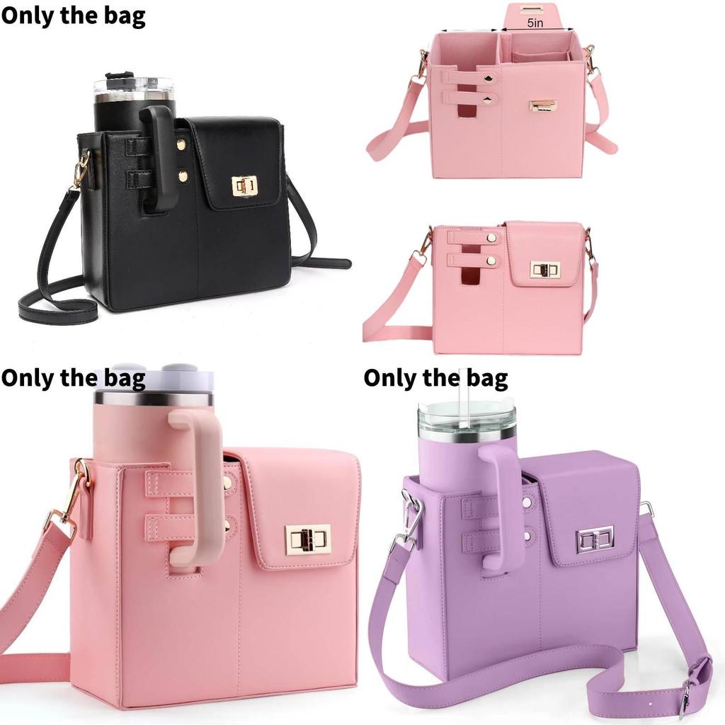 Spacious And Chic Insulated Water Bottle Carrier Bag With Unique Stitching Design