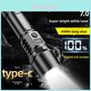 Mini Rechargeable Led Flashlight With Optical Zoom For Camping And Search Activities