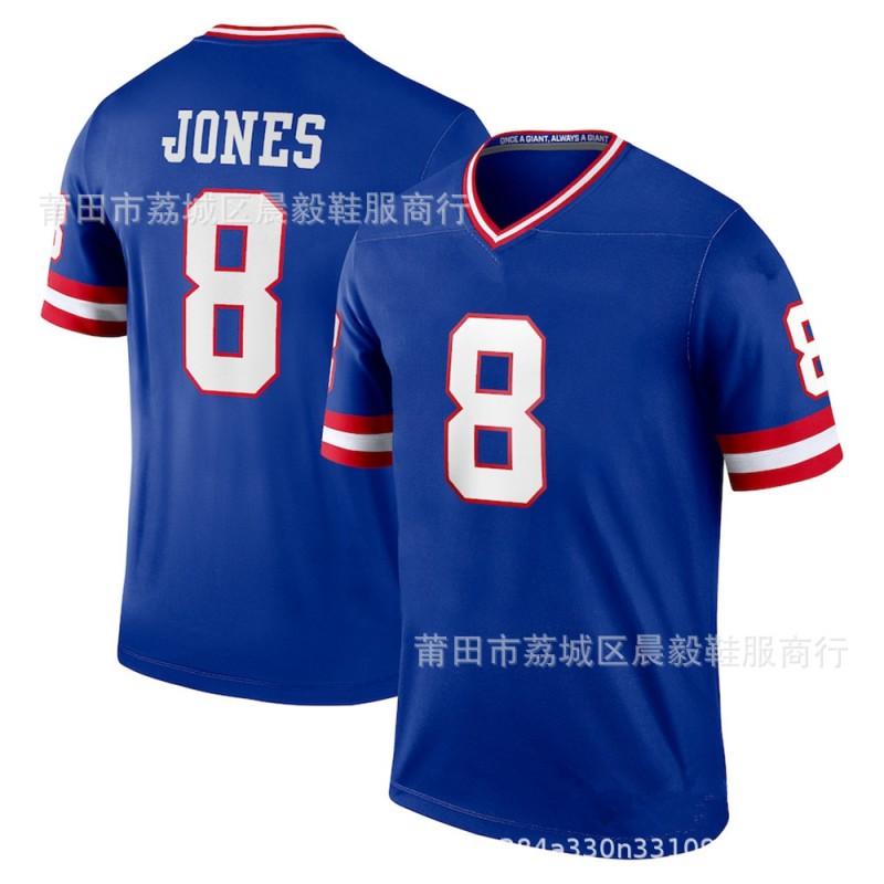 New York Giants NFL Football Jersey Daniel Jones 8 5 26 Embroidered Adult Mens Sportswear Game Day Training
