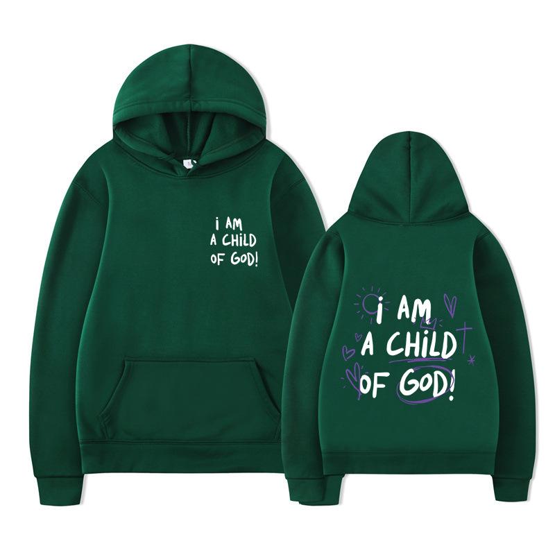 Alphabet Cartoon Print Kangaroo Pocket Print Unisex Streetwear Hip Hop Style Autumn Winter Fashion Hip Hop Tops Clothes