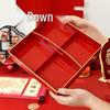 Red Wedding Ceremony Tea and Toasting Tray - Perfect for Fruits, Nuts, or Candy In the Living Room.