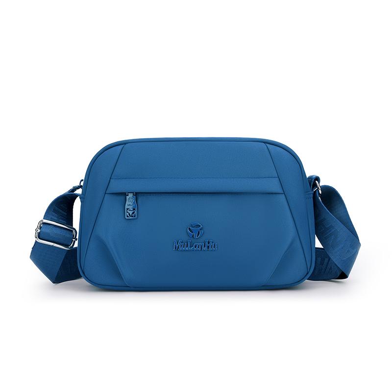 Women s Multi-Compartment Crossbody Bag Lightweight Waterproof Nylon Shoulder Bag