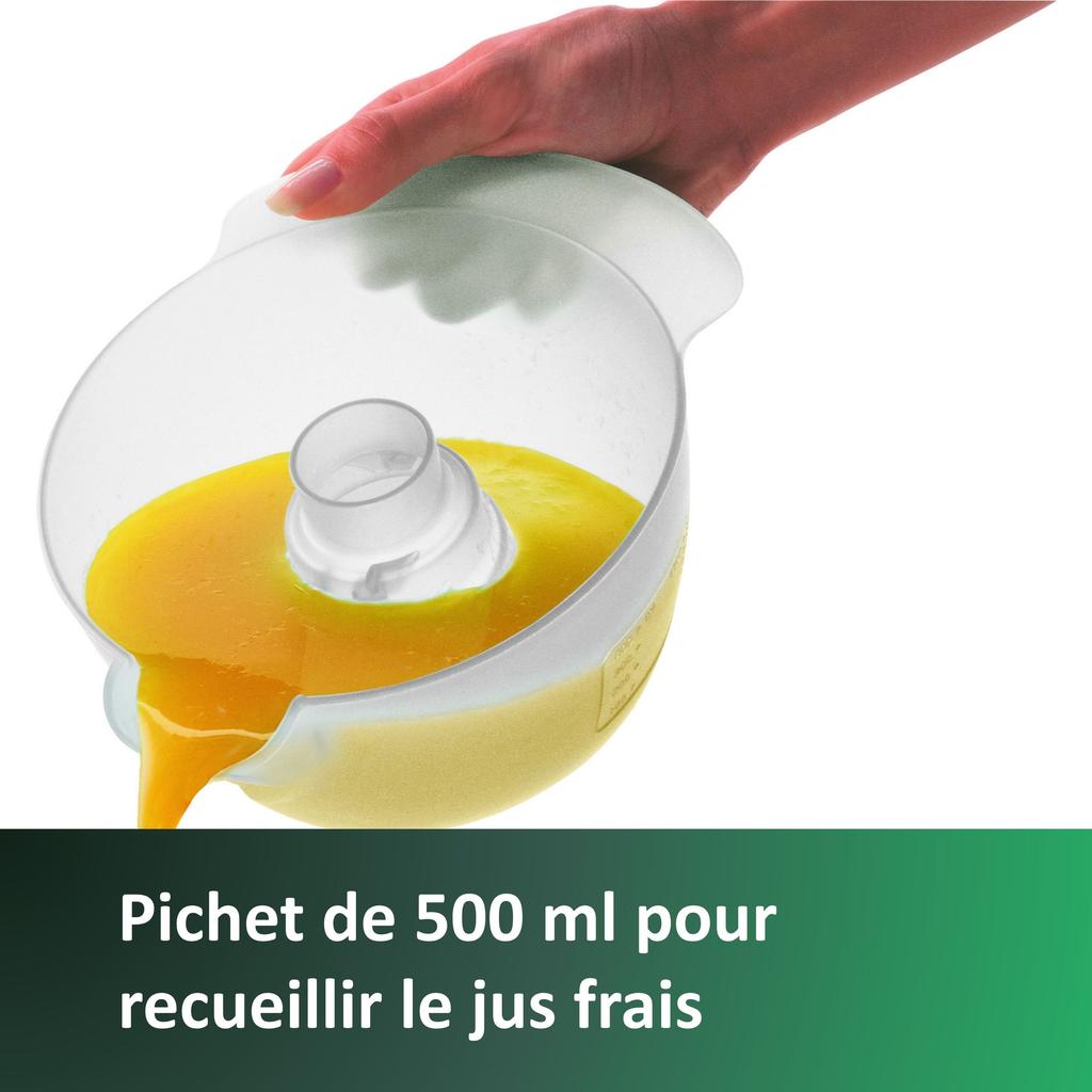 Presse-agrumes - PHILIPS - Daily HR2738/00 - Entièrement démontable - Capacité 0,5L - Design Compact - Blanc