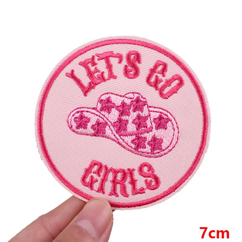 Jeans Backpack Embroidered Patch Cartoon/Letter Slogan Embroidery Patches Iron On Patches For Clothing Thermoadhesive Patches