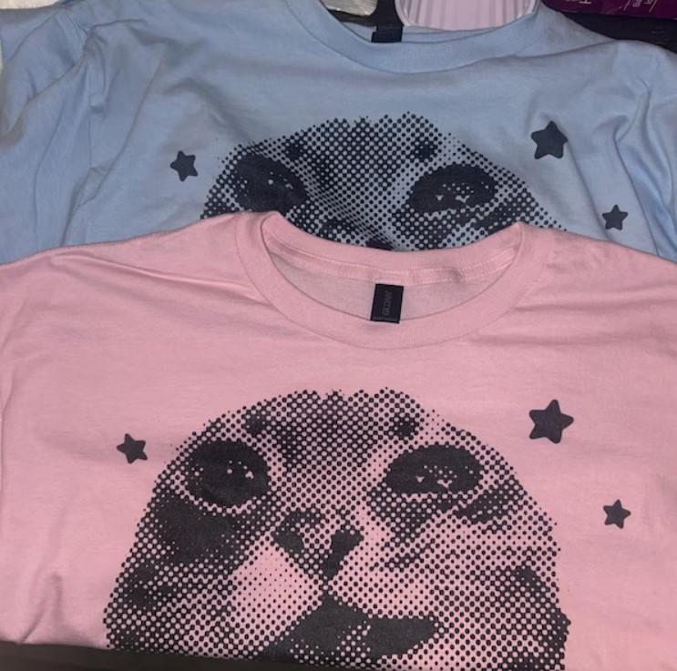 Funny Y2k Retro Cat Meme T-shirt Silly Cats Shirt Vintage Retro Shirts Cats S