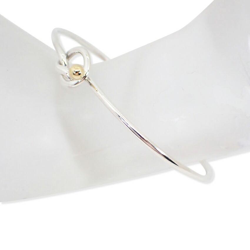 

[Used] TIFFANY 925/750 Hook & Eye Bangle/g517-41