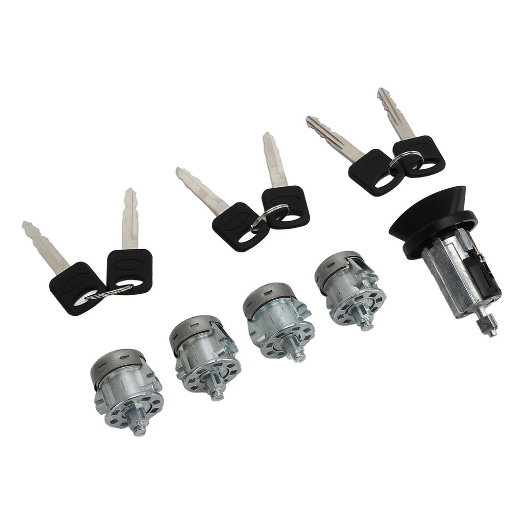 Car Door Lock Cylinder Key Set 1L3Z 11582 A Ignition Switch Lock Key Kit Replacement For Ford Excursion 2000 to 2005