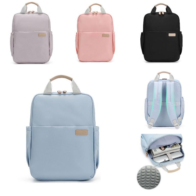 Stylish And Lightweight Nylon Backpack For High School Students 20-35l Capacity Multiple Colors