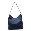 Summer Minimalist Striped Fresh and Simple Commuter Single-shoulder Handbag