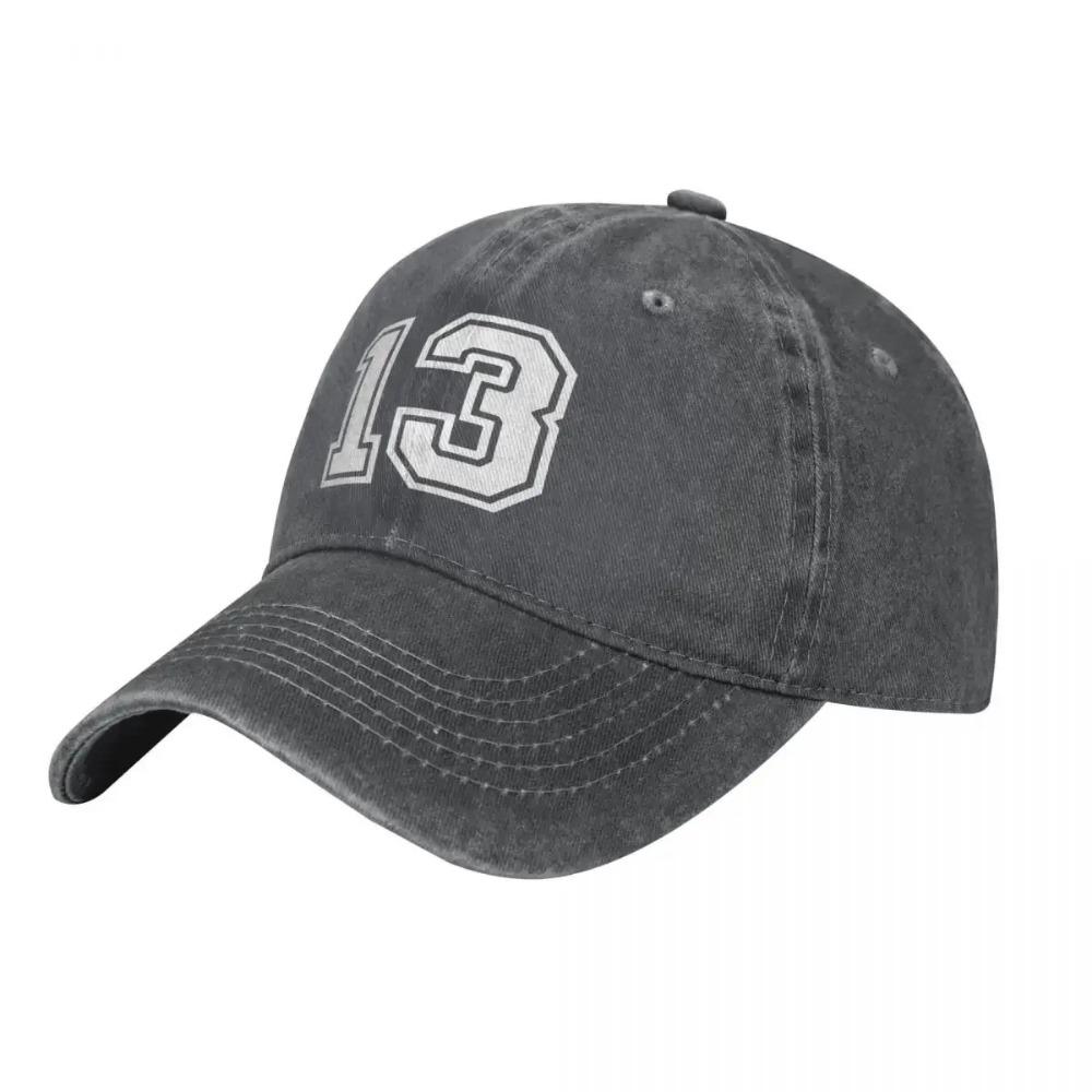 980 Number 13 Fashion Baseball Cap Peaked Men's Hat Women's For Women