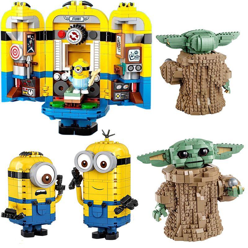 The Wars Star Child Baby Yoda Minions Building Block Children Toys Educational