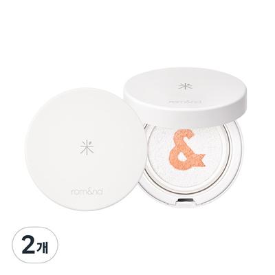 Rom& White Rice Tone-up Sun Cushion SPF50+ PA++++, 2 Stück