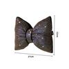 1PC Bling Diamond Bow Shape Car Neck Pillow Rhinestone Crystal Auto Headrest Seat Support Waist Pillows Car Interior Accessories